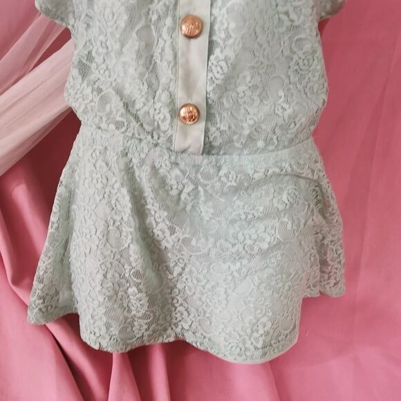 D.I.A. Gyaru Dress Small Mint Prom Party Casual Lace Pastel Kawaii Gyaru Style - Picture 9 of 10